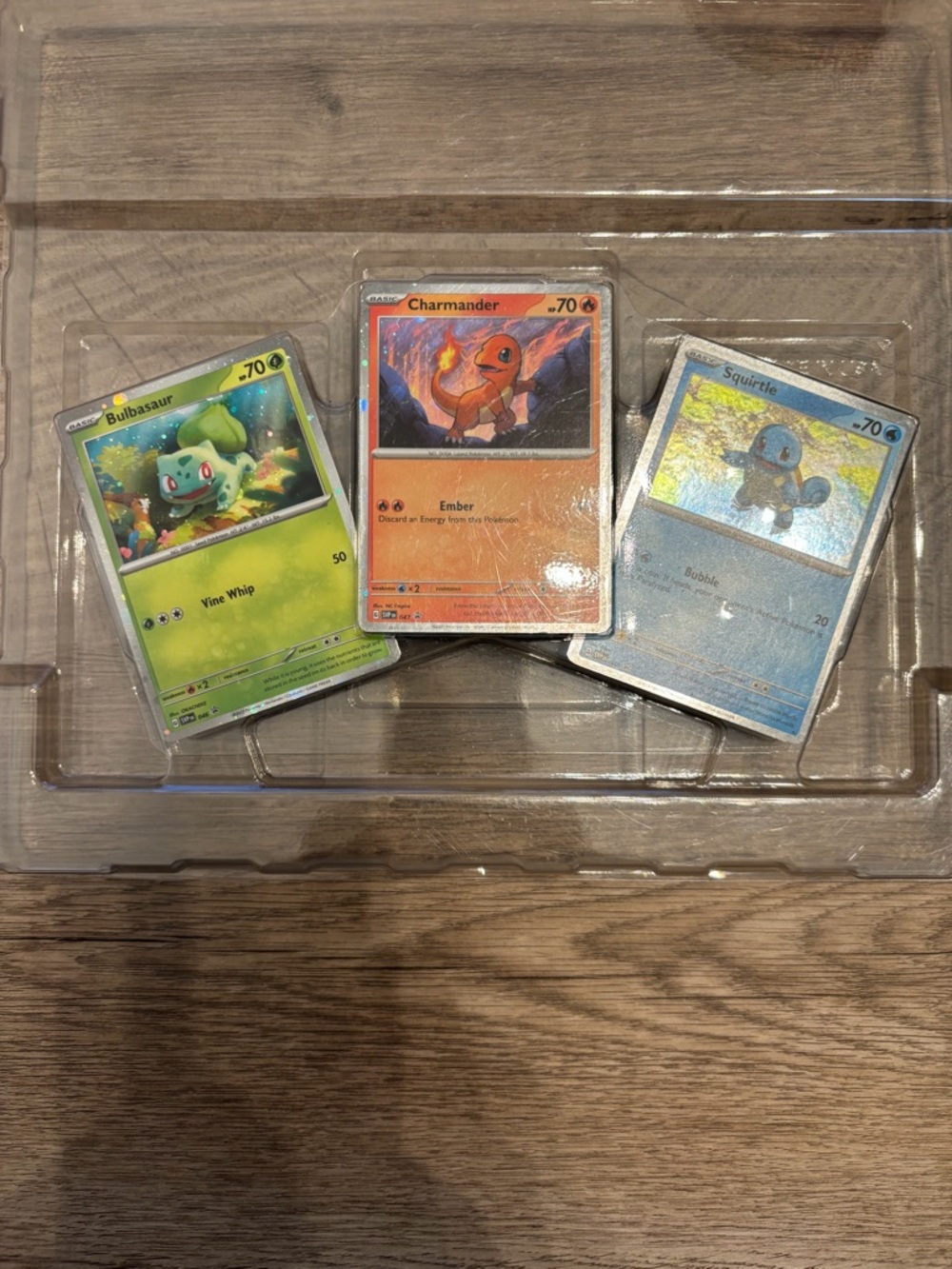 SV 151 Promo Set: Bulbasaur 46, Charmander 47, Squirtle 48 | NM Cosmos Holos